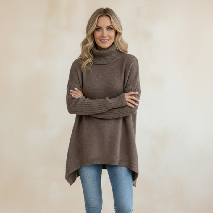 BRIGITTE | LONG TURTLENECK SWEATER