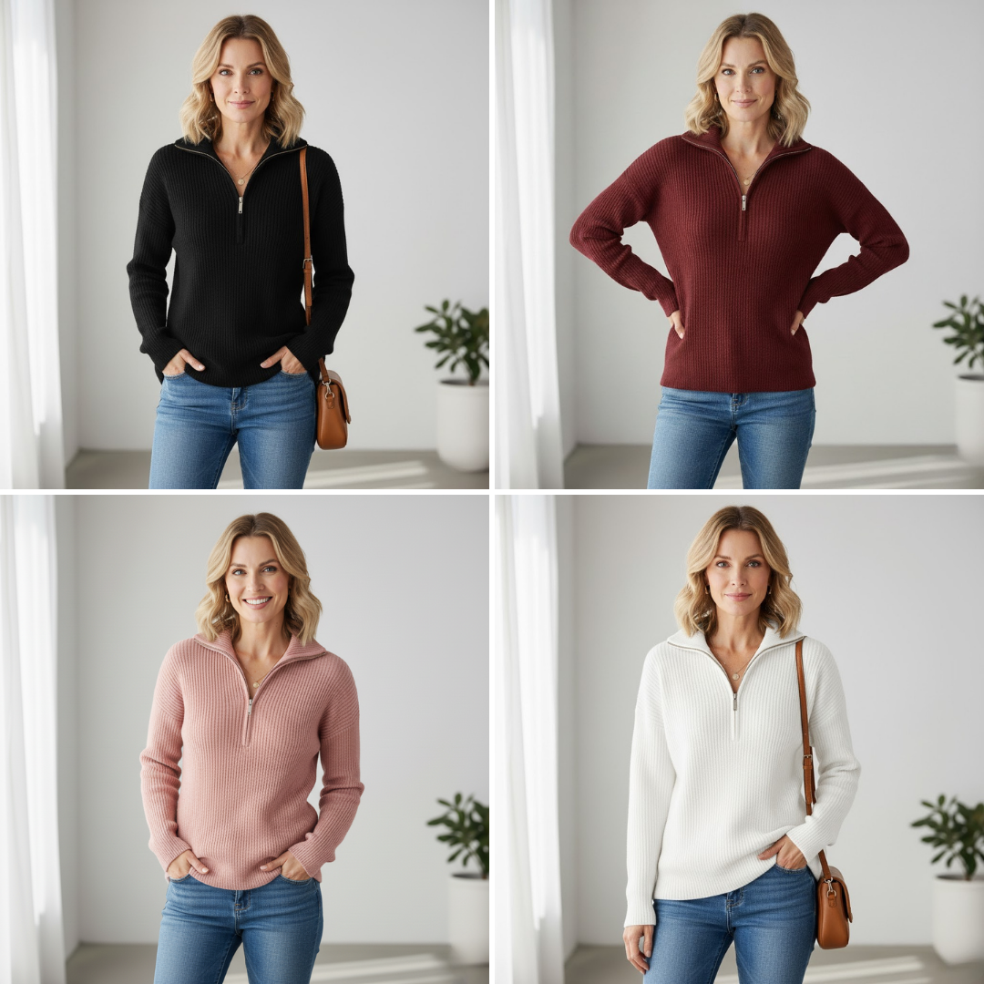 Olivia | Half-Zip Pullover