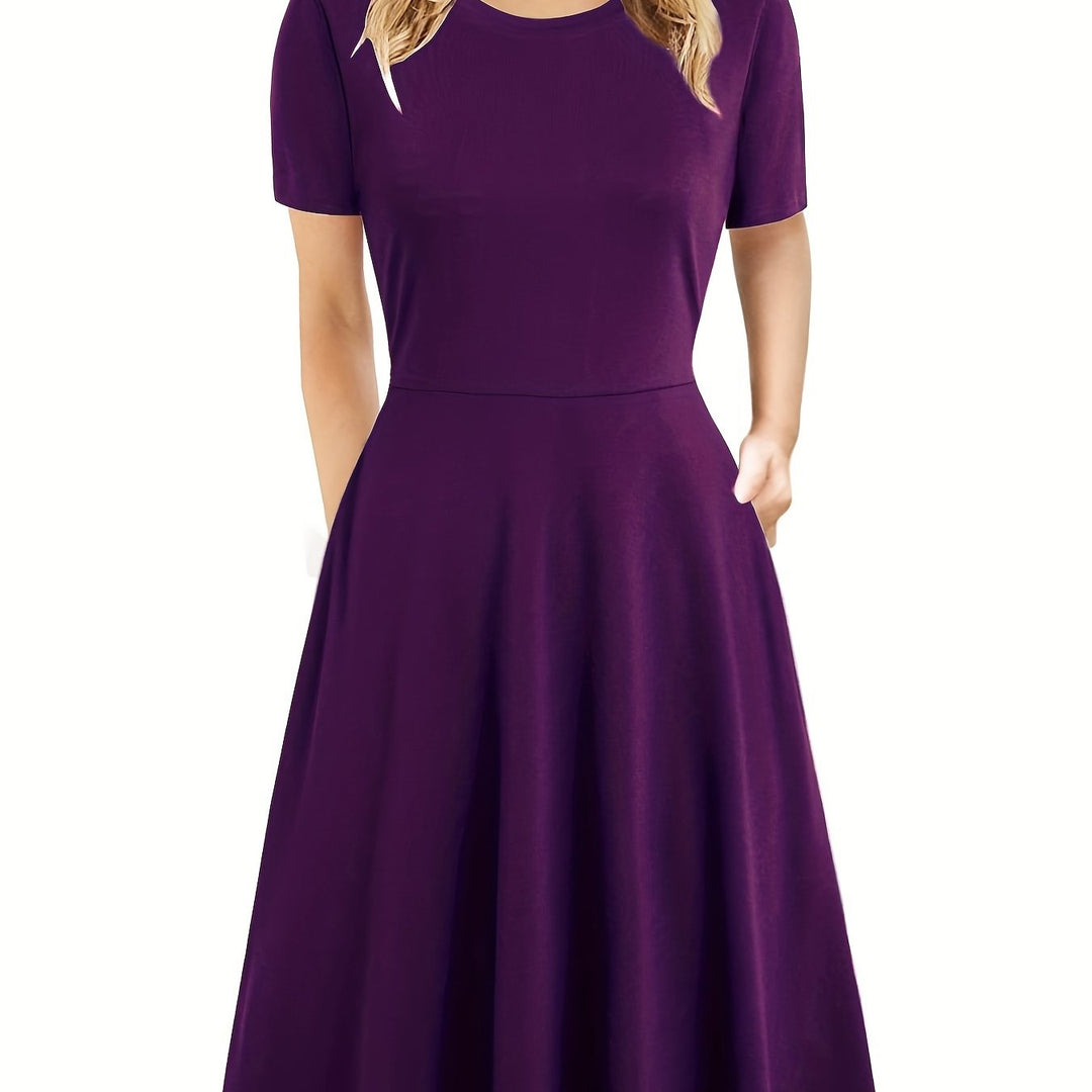 Evelyn Quinn | Retro A-Line Summer Dress