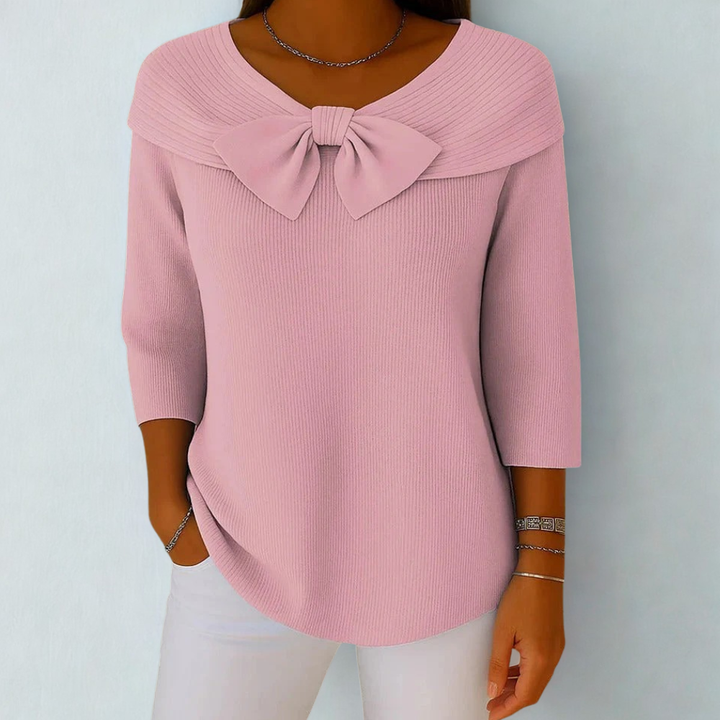 Serenna | Elegant Bow Sweater