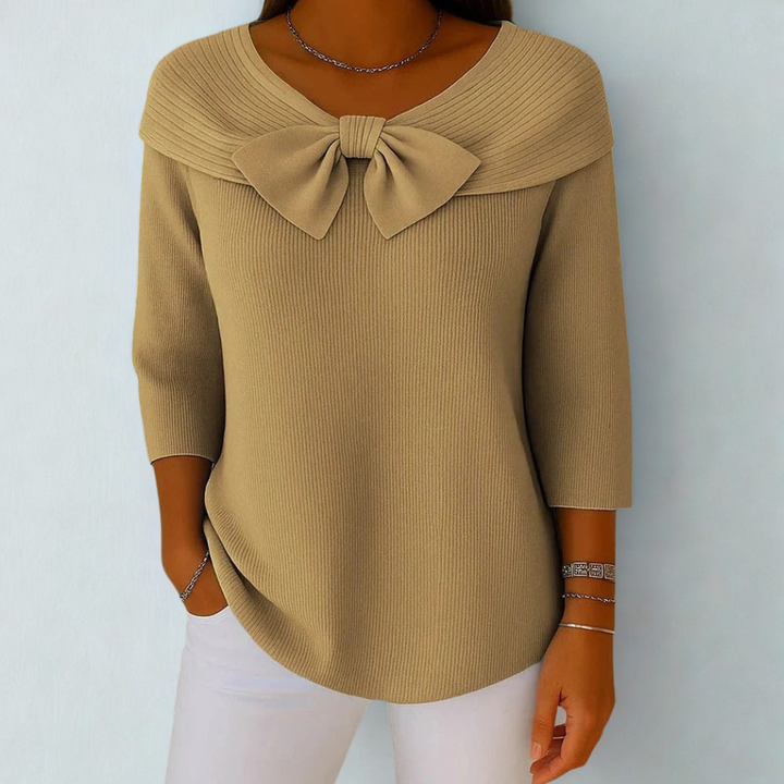 Serenna | Elegant Bow Sweater