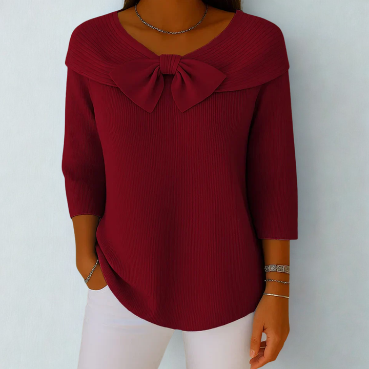 Serenna | Elegant Bow Sweater