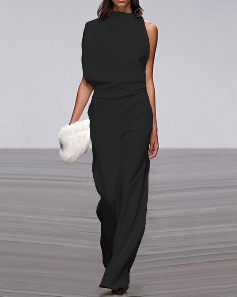 Clara | Elegant One-Shoulder Jumpsuit
