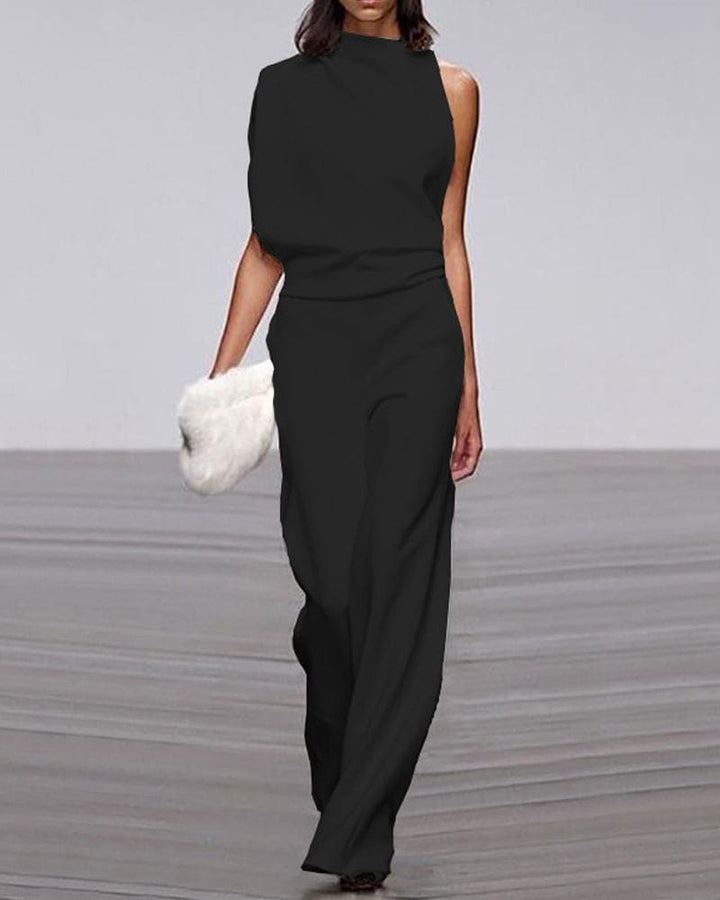 Clara | Elegant One-Shoulder Jumpsuit