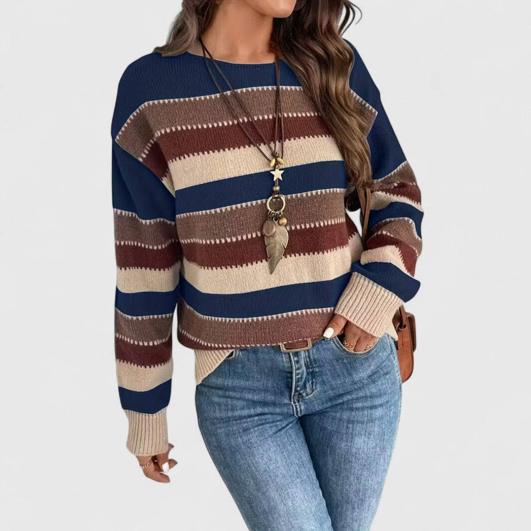 Sofia - Vintage Striped Sweater
