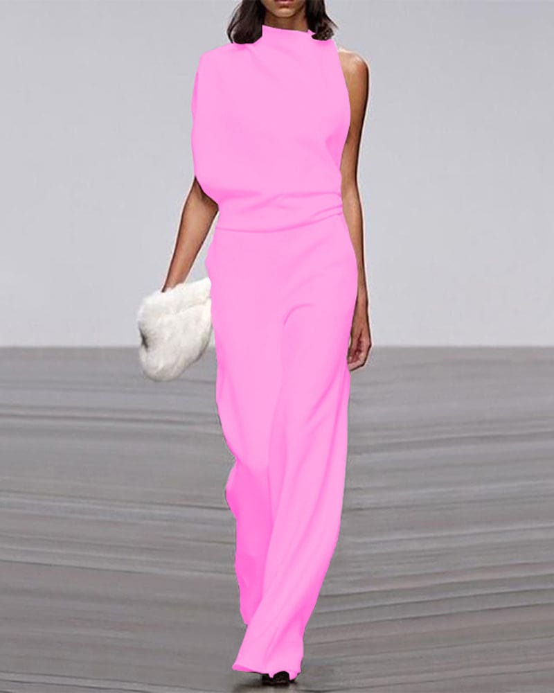 Clara | Elegant One-Shoulder Jumpsuit