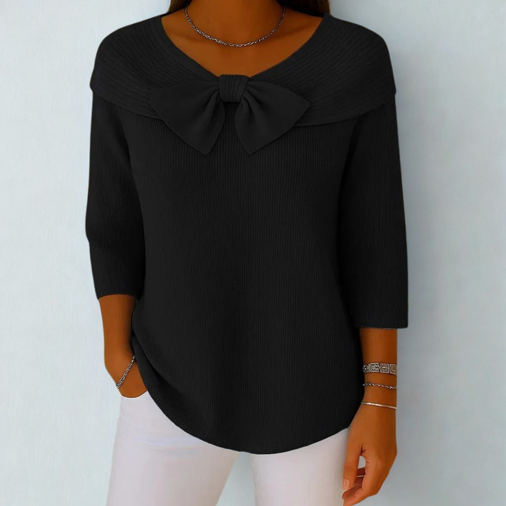 Serenna | Elegant Bow Sweater