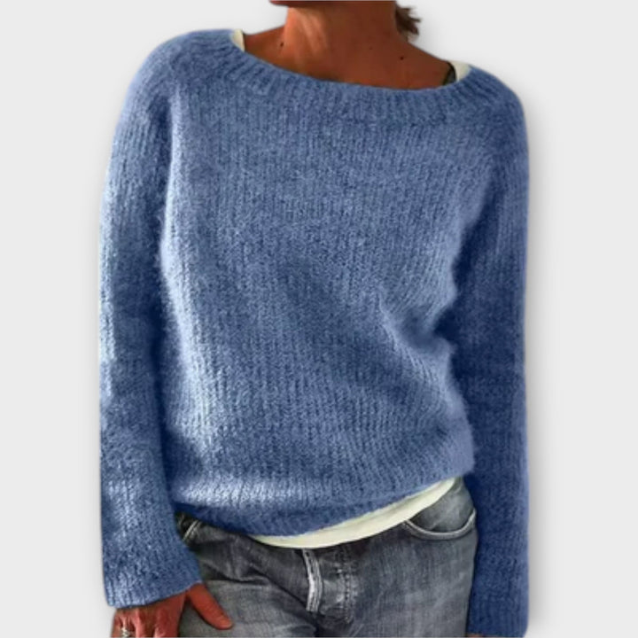 Josu – Solid Color Knit Sweater