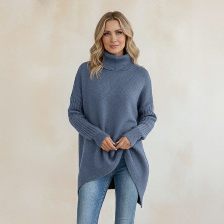 BRIGITTE | LONG TURTLENECK SWEATER
