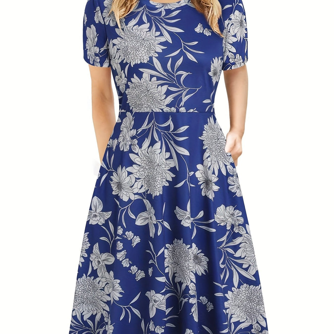 Evelyn Quinn | Retro A-Line Summer Dress