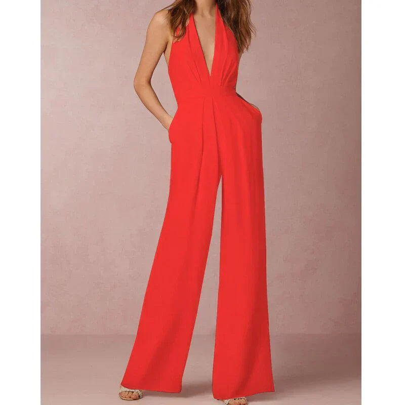 Clara | Elegant Wide-Leg Jumpsuit