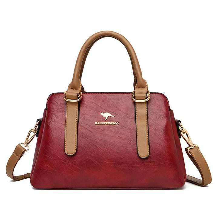 MARIA | BURGUNDY HANDBAG
