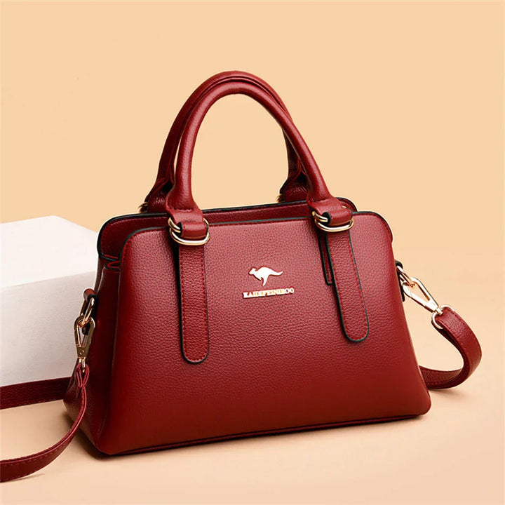 MARIA | BURGUNDY HANDBAG