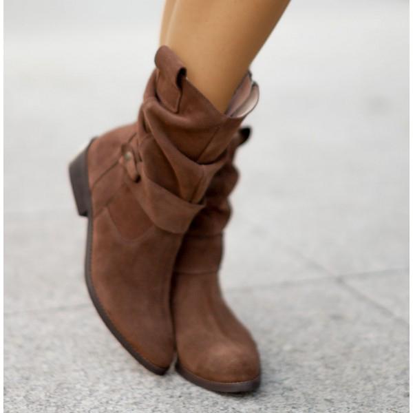 Patricia | Relaxed Suede Ankle Boots