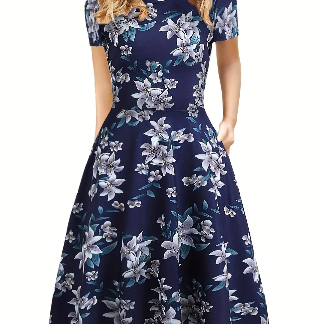 Evelyn Quinn | Retro A-Line Summer Dress