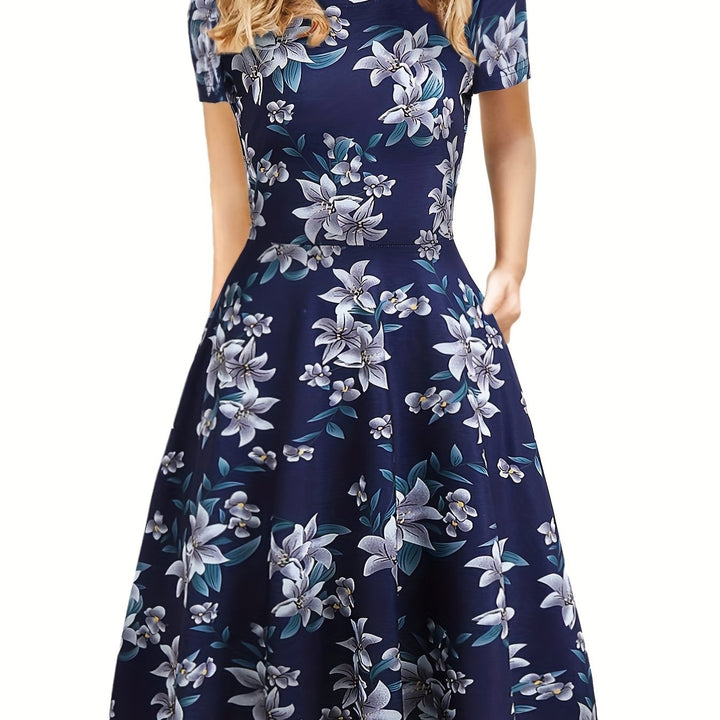 Evelyn Quinn | Retro A-Line Summer Dress