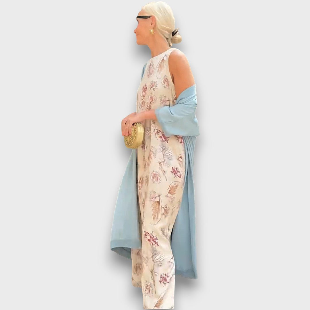 Sophia – Maxi dress with cardigan