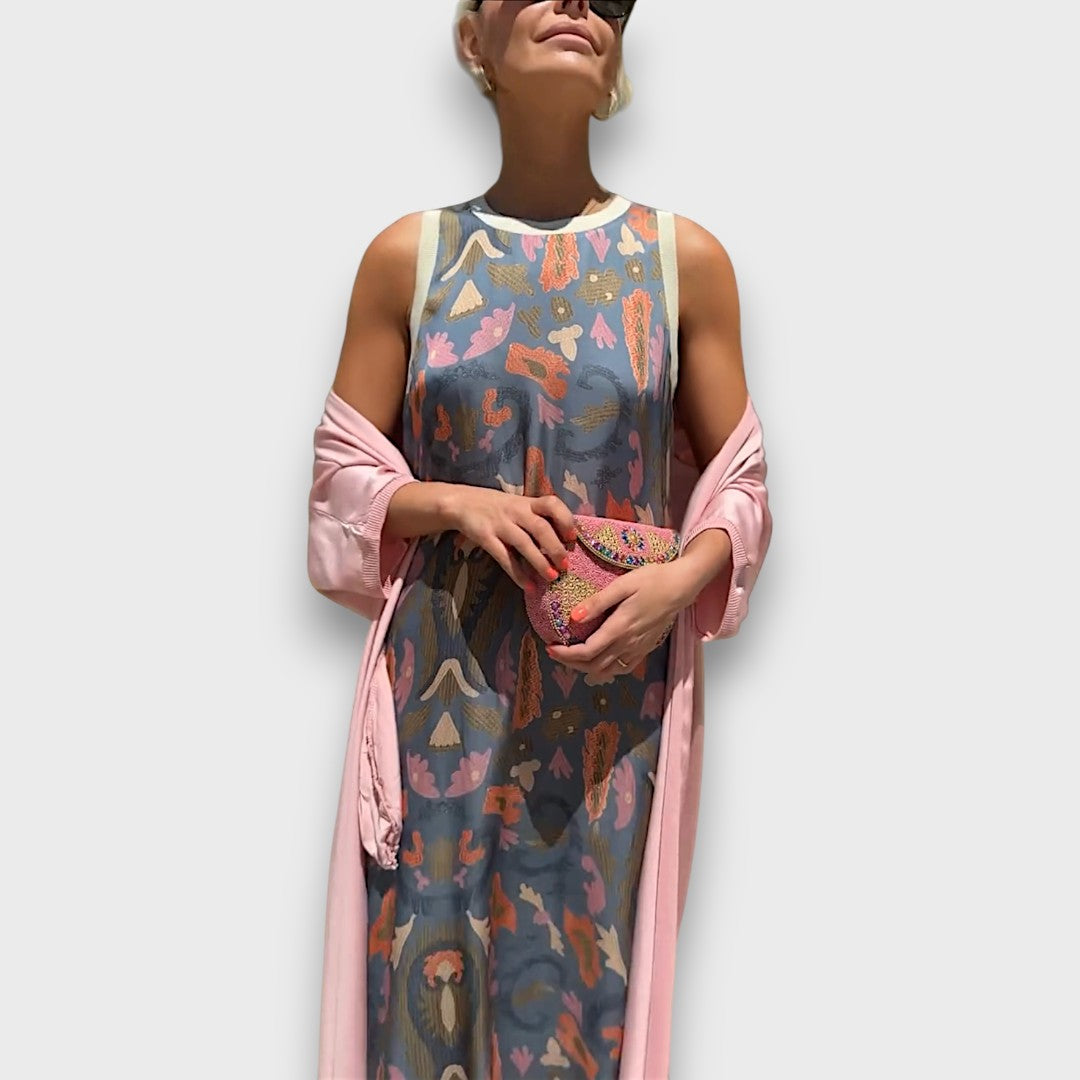 Sophia – Maxi dress with cardigan