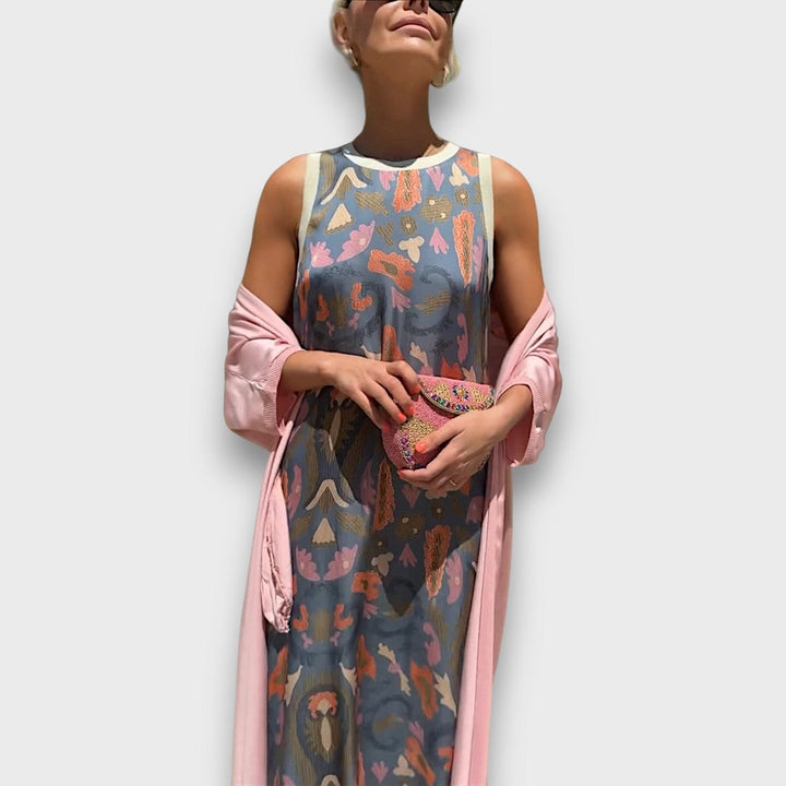 Sophia – Maxi dress with cardigan