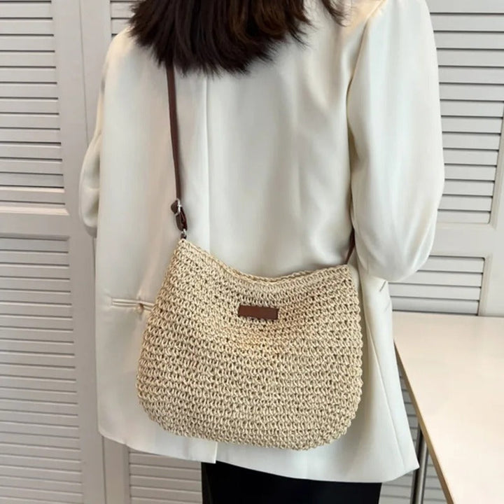 Stassie-Straw shoulder bag